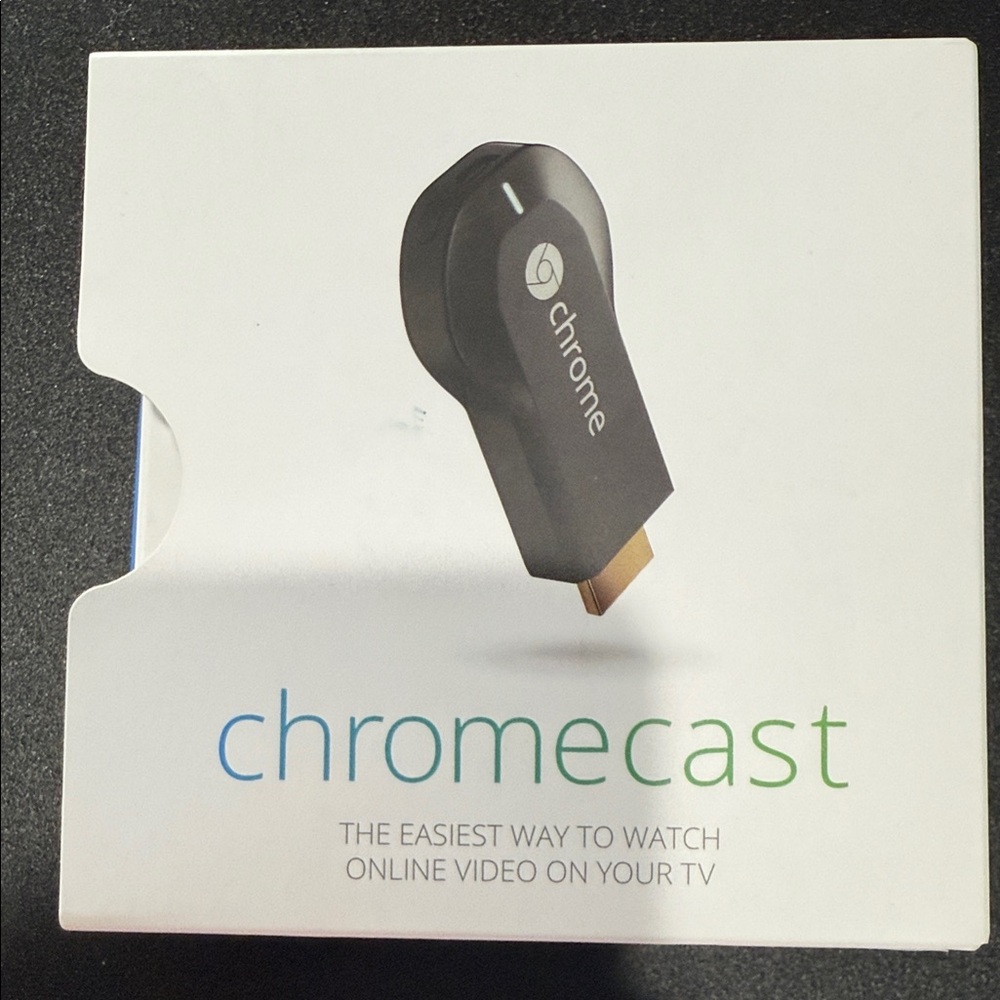 Google Chromecast HDMI Streaming Device in Black